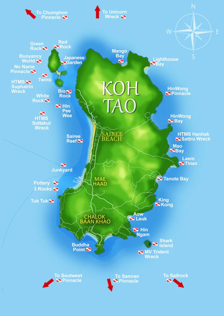 Koh Tao Dive Sites